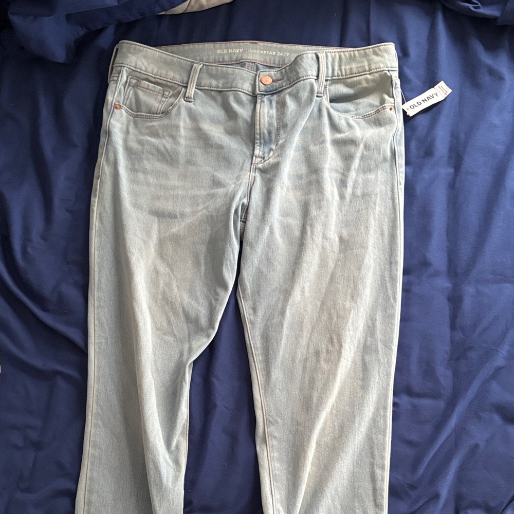 Old Navy Soft Light Wash Jeans 24/7 Rockstar